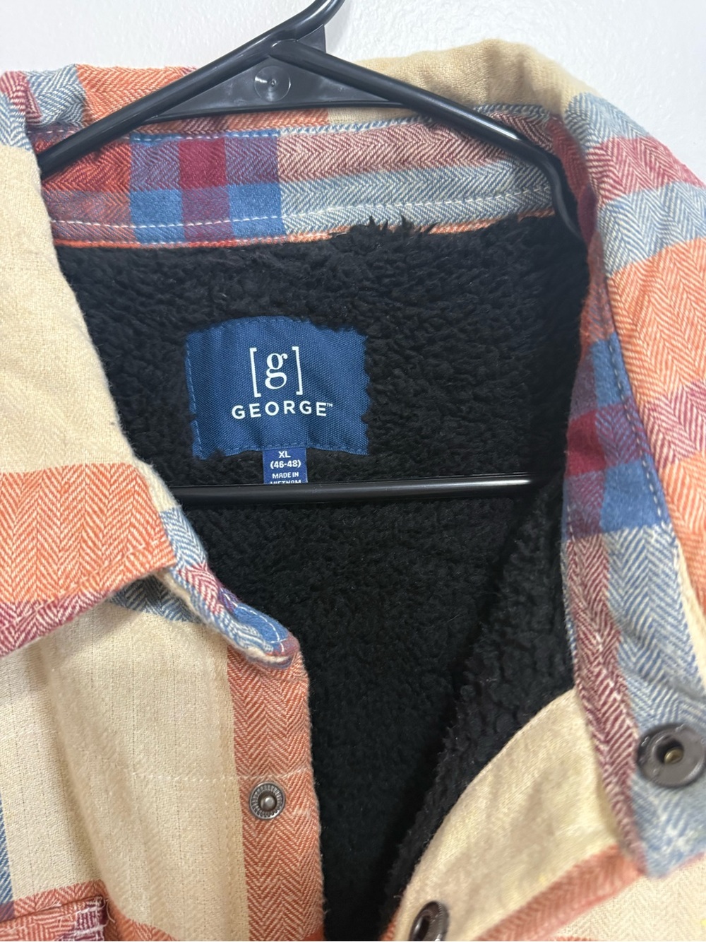 George Rust & Cream Plaid Jacket - Picture 4 of 4